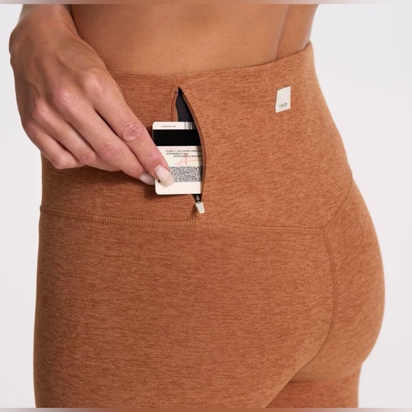 Vuori Pants - Vuori Clean Elevation Dreamknit Move Leggings * Palo Santo Heather * Small